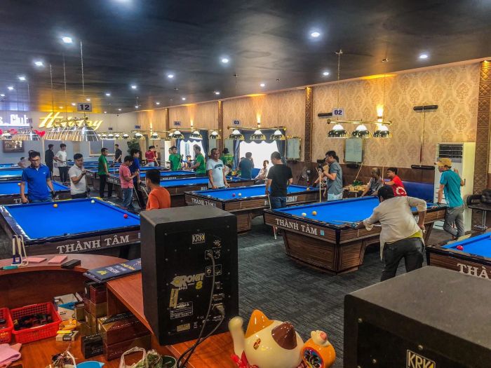 Không gian sang trọng và đẳng cấp tại Holiday Billiards Club