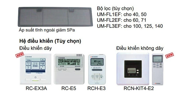 Điều hòa âm trần nối ống gió Mitsubishi Heavy 48000 BTU 2 chiều Inverter FDUM140VF/FDC140VSA