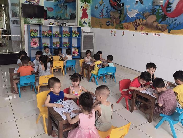 Giờ học ngoại khóa đầy màu sắc tại Mầm Non Sao Mai