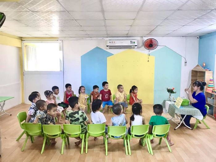 Không gian học tập đầy màu sắc tại Mầm Non CLC Kids Color