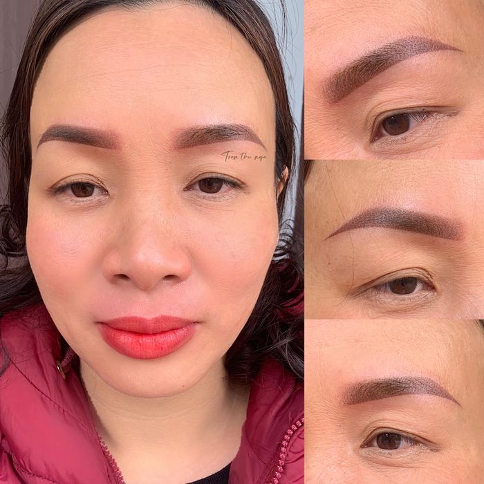 Hình ảnh thực tế phun xăm tại Trần Thu Nga - Ảnh 2