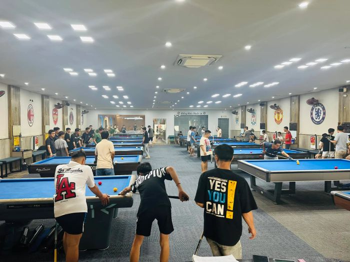 Không gian sang trọng và hiện đại tại The King Billiards