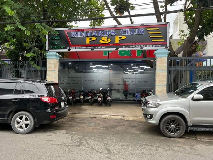 Góc chơi bida chuyên nghiệp tại Club Billiards P&P