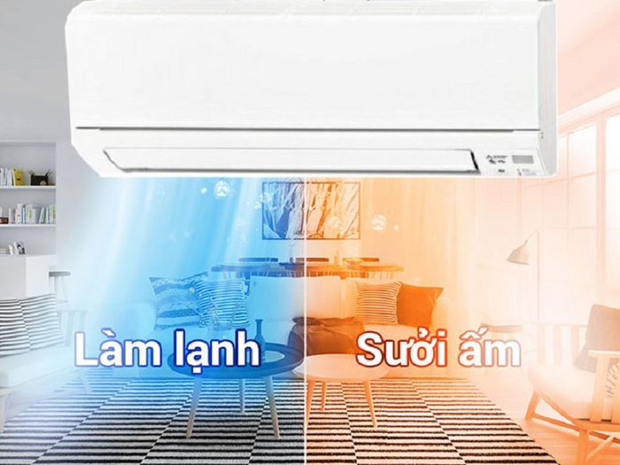 máy điều Mitsubishi MSZ-GV4021S-W