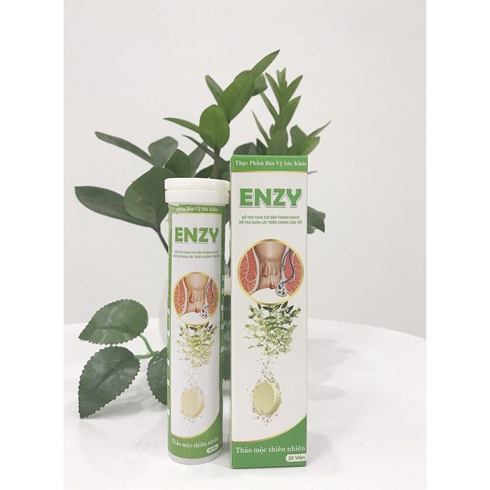 Hình ảnh thực tế viên sủi Enzy - Thiết kế bao bì sang trọng