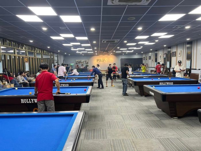 Không gian sang trọng tại Club Billiards P&P