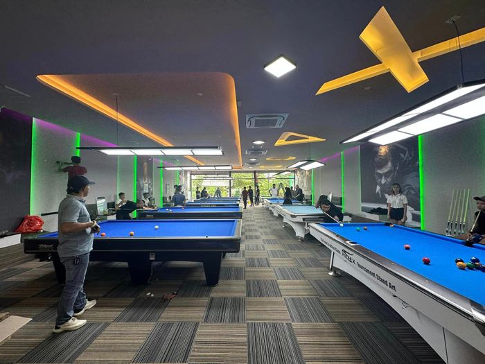 Góc thi đấu đẳng cấp tại Trần Quyết Chiến Billiards