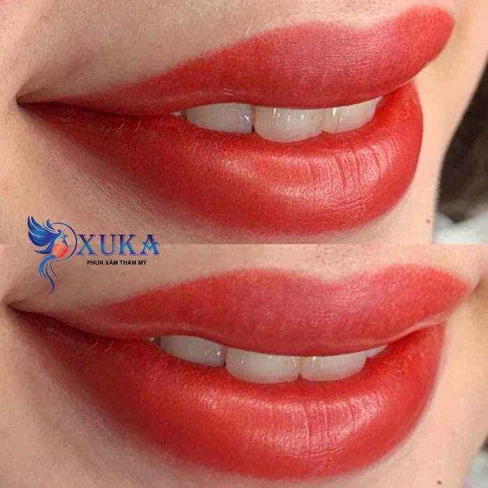 Xuka Beauty ảnh 2 - Hình ảnh minh họa thành quả ấn tượng từ dịch vụ phun xăm thẩm mỹ