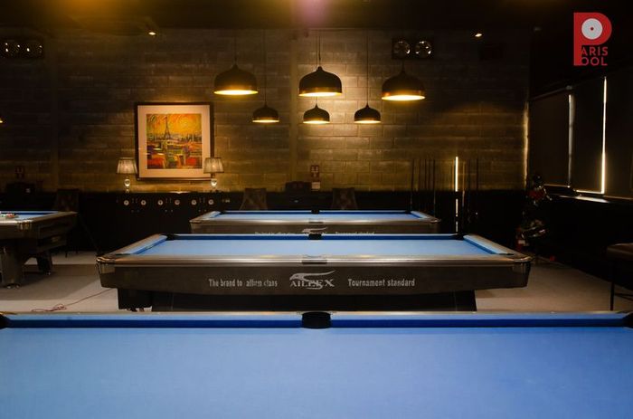 Không gian sang trọng tại Paris Pool Billiards Club