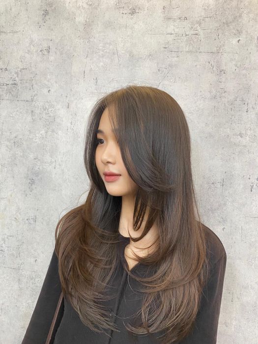 Hình ảnh thực tế về các kiểu tóc layer đẹp tại Hair Salon Đông Phong