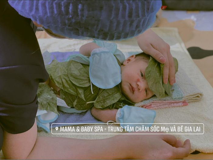 Hình ảnh liệu trình massage thư giãn tại Mama & Baby Spa