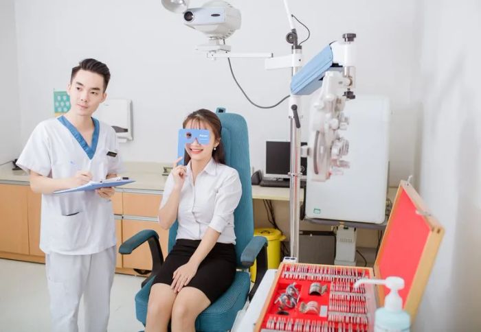 Hình ảnh Khoa Mắt Bệnh viện Vinmec Nha Trang