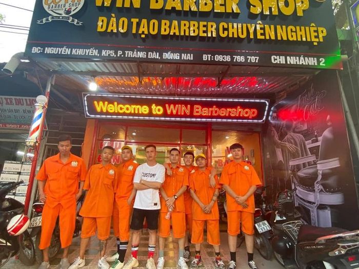 Không gian đào tạo chuyên nghiệp tại WIN Barbershop