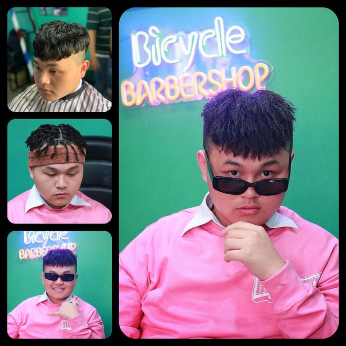 Học viên thực hành tại Bicycle Barber Shop