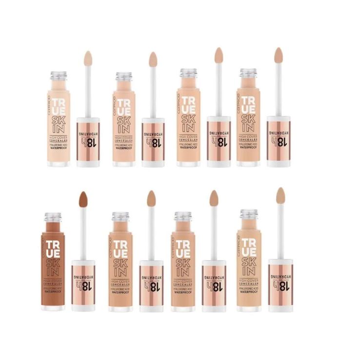 Hình ảnh minh họa hiệu quả Kem Che Khuyết Điểm Catrice True Skin High Cover