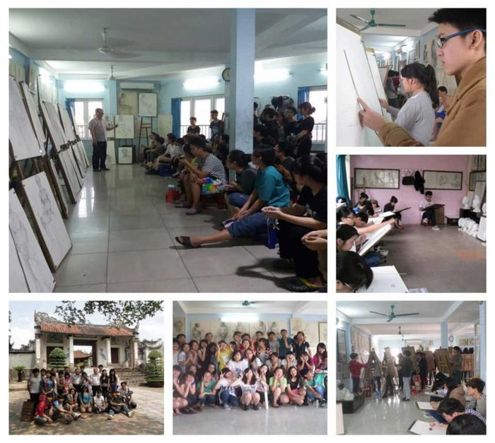 Không gian sáng tạo đầy cảm hứng tại Mỹ thuật MS