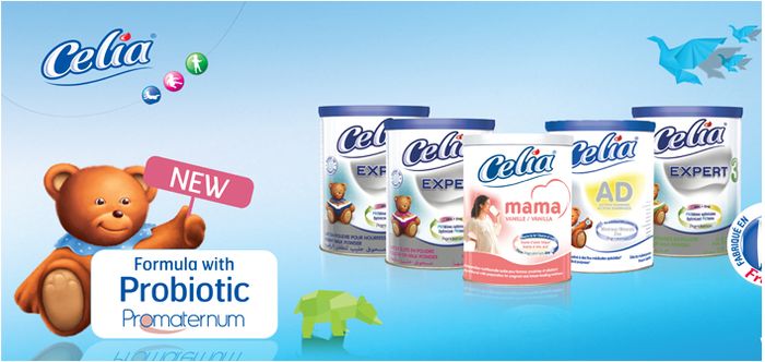 Bộ sưu tập sữa Celia đa dạng cho từng giai đoạn phát triển