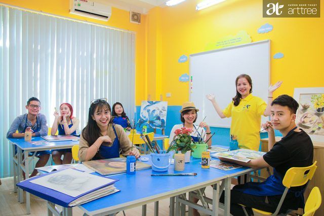 Không gian sáng tạo tại CLB Mỹ Thuật ART TREE