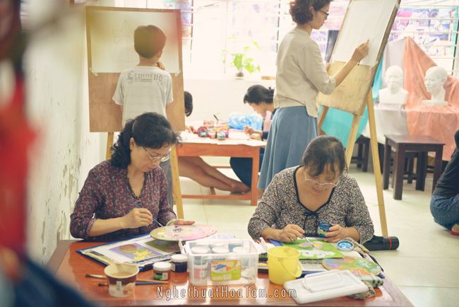 Khoảnh khắc đầy cảm hứng từ lớp học tại Hoa Tâm