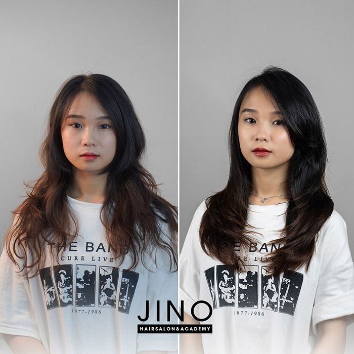 Tác phẩm tóc layer nghệ thuật tại JINO Hair Salon