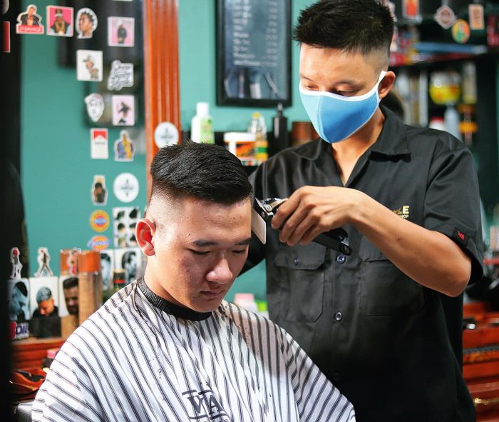 Không gian đào tạo tại Bicycle Barber Shop