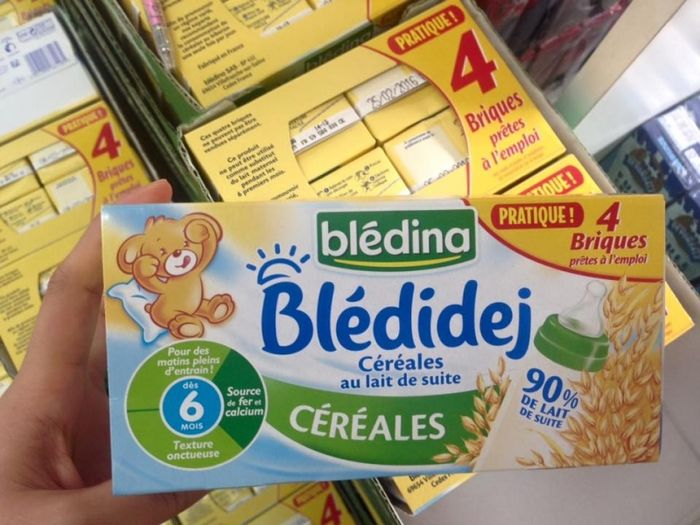 Hình ảnh sữa Bledina chính hãng từ Pháp