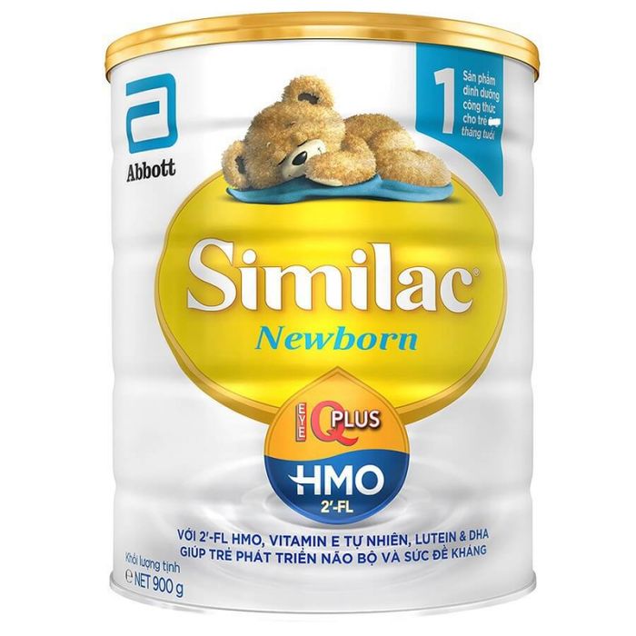 Hình ảnh sản phẩm Sữa Similac Newborn IQ HMO số 1 - thiết kế sang trọng với tông màu xanh biển đặc trưng