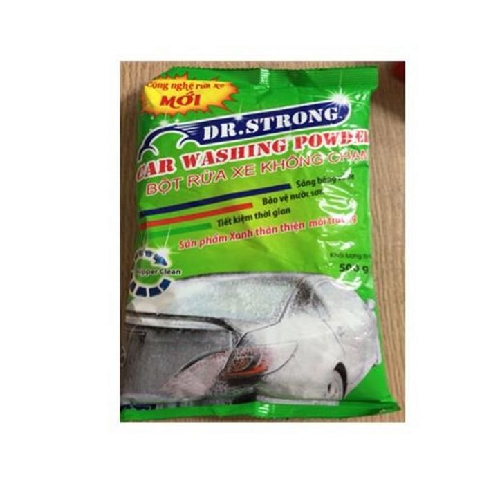 Hình ảnh thực tế bột rửa xe Dr Strong phiên bản 2