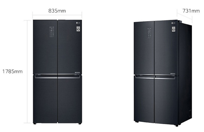 Tủ lạnh LG 490 lít GR-B22MC sử dụng máy nén Inverter tiên tiến