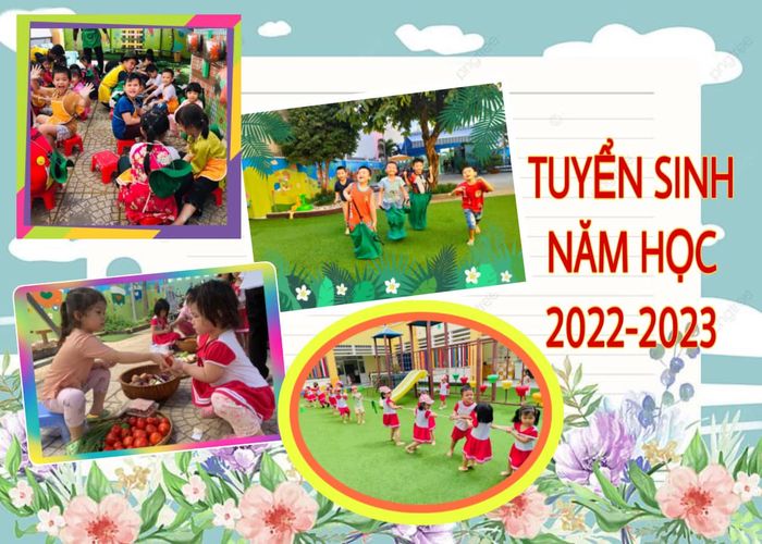 Khuôn viên xanh mát tại Trường Mầm Non 5 Bình Thạnh