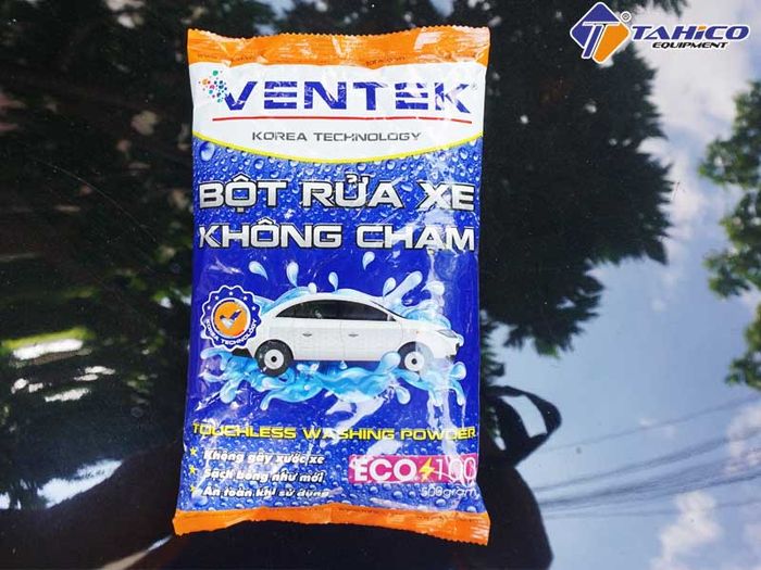 Hình ảnh minh họa bột rửa xe Ventek phiên bản 2