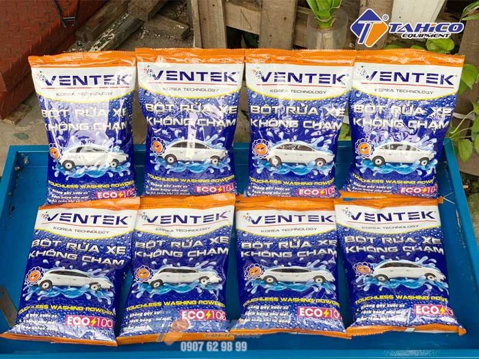 Hình ảnh thực tế bột rửa xe Ventek