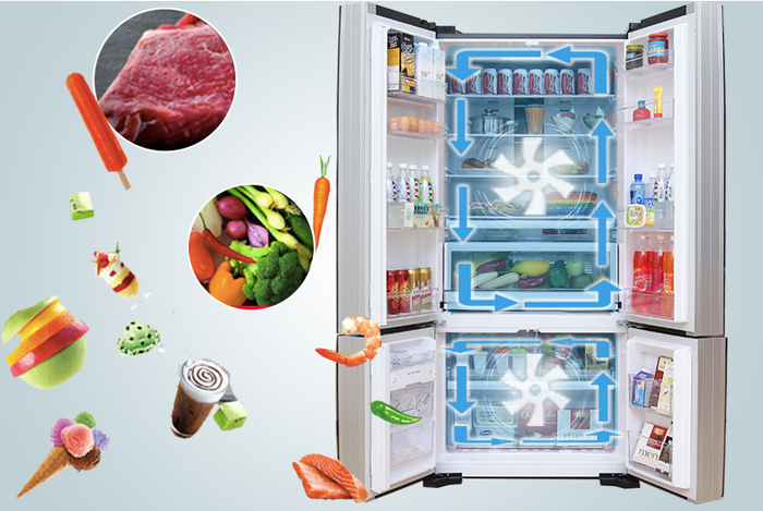 Tủ lạnh Hitachi 590 lít R-WB730PGV5 GBK