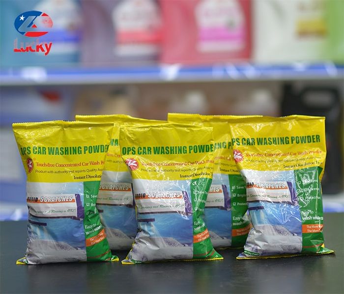 Hình ảnh thực tế bột rửa xe không chạm OPS