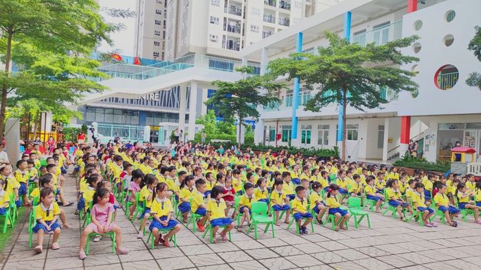 Góc vui chơi ngoài trời tại Trường Mầm non 26