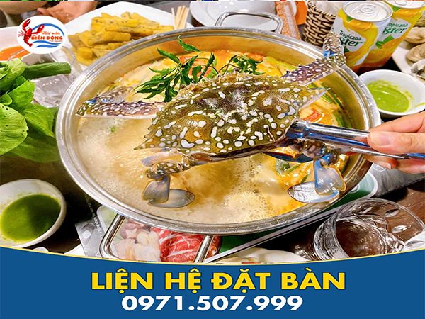 Lẩu hải sản thượng hạng tại Biển Đông Thái Nguyên - Ảnh 1