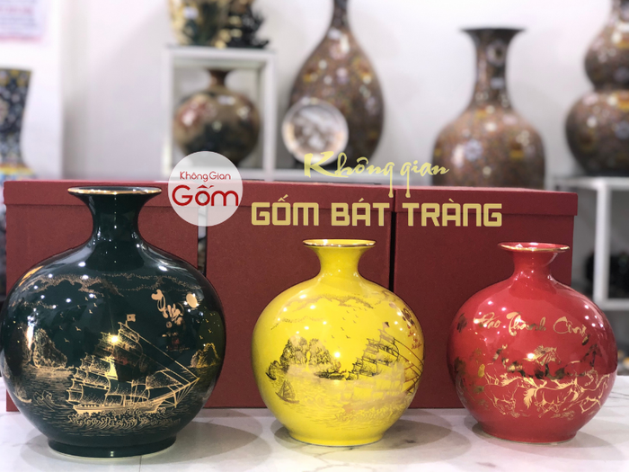 Không Gian Gốm ảnh 1 - Nét đẹp truyền thống toát lên từ từng đường nét hoa văn