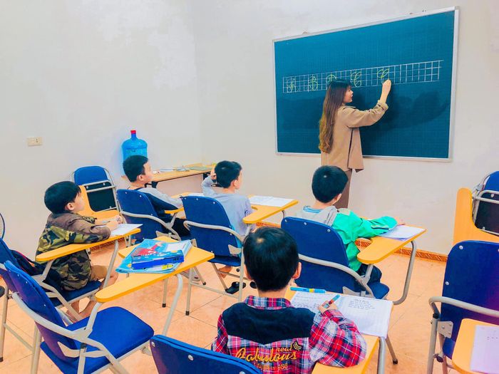 Không gian học tập ấm áp tại lớp cô Thùy Loan