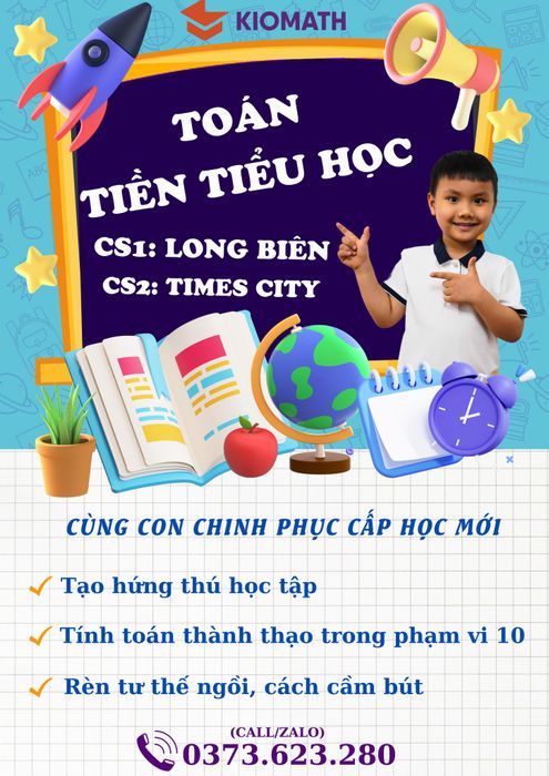 Hình ảnh lớp học sinh động tại Trung tâm Toán KioMath