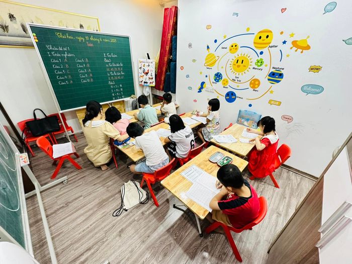 Không gian học tập hiện đại tại lớp cô Thảo