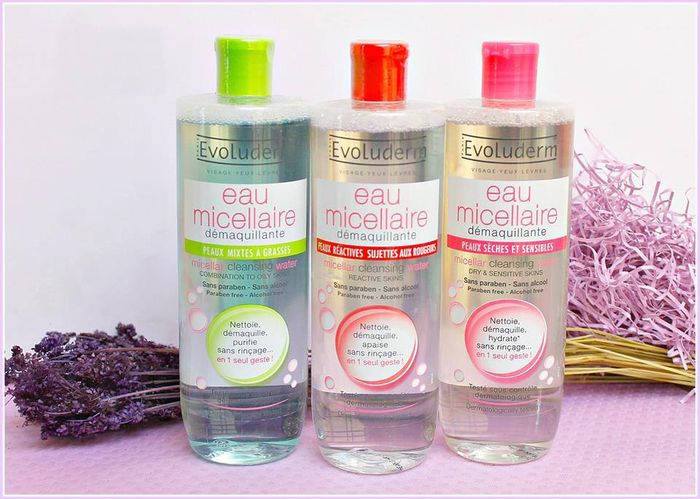Nước Tẩy Trang Evoluderm Eau Micellaire Cleansing Water Hình Ảnh 1