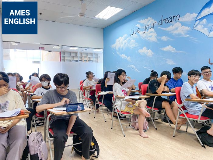 Hình ảnh lớp học tương tác tại AMES