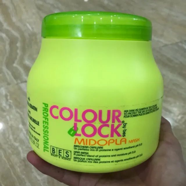 Hình ảnh minh họa: Dầu hấp tóc Bes Colour Lock Midopla - Người bạn đồng hành của tóc nhuộm