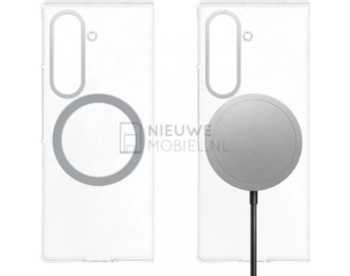 Ốp lưng Clear Magnet hỗ trợ sạc không dây Qi2 cho Galaxy Z Fold7