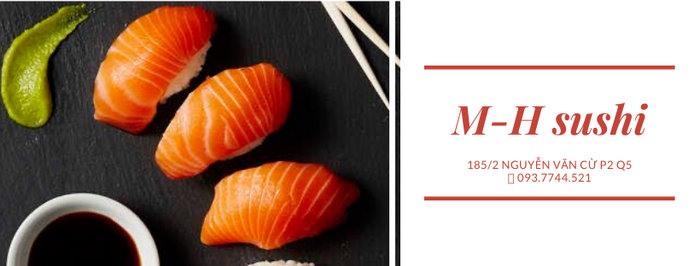 SUSHI M-H - Nghệ thuật trình bày sushi