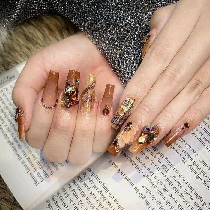 Tác phẩm nail nghệ thuật tại Mộc Miên Beauty's