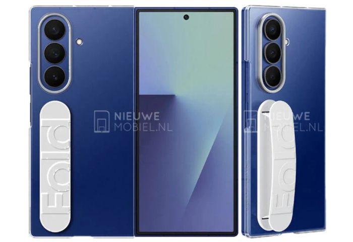 Ốp lưng Clear Grip Galaxy Z Fold7 tích hợp vòng đeo ngón tay thông minh