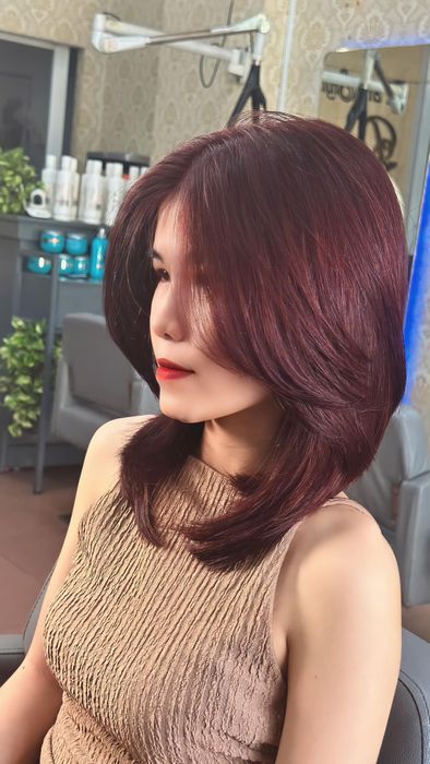 Hình ảnh thực tế dịch vụ nhuộm tóc tại Hair Salon One Professional