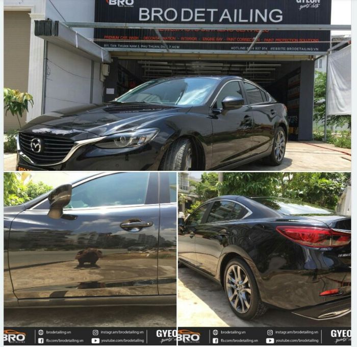 Quy trình phủ ceramic chuẩn tại Bro Detailing