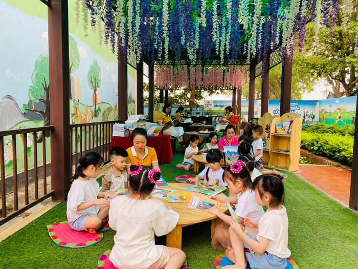Hình ảnh 2 - Trường Mầm non Đống Đa - Cơ sở vật chất hiện đại đáp ứng nhu cầu học tập và vui chơi của trẻ
